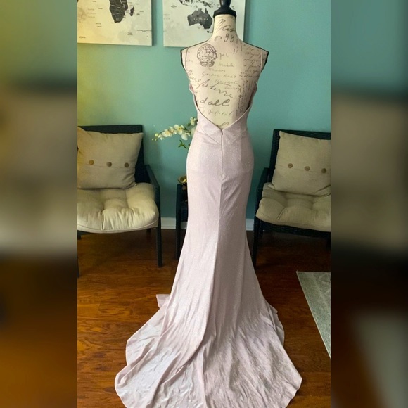 Sparkly formal dress sz 8 - Picture 4 of 4